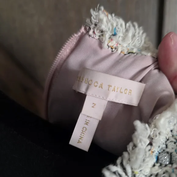 Rebecca Taylor Tweed Sleeveless Dress - Picture 4 of 4